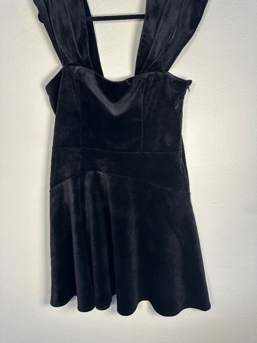 Express Black Velvet Dress